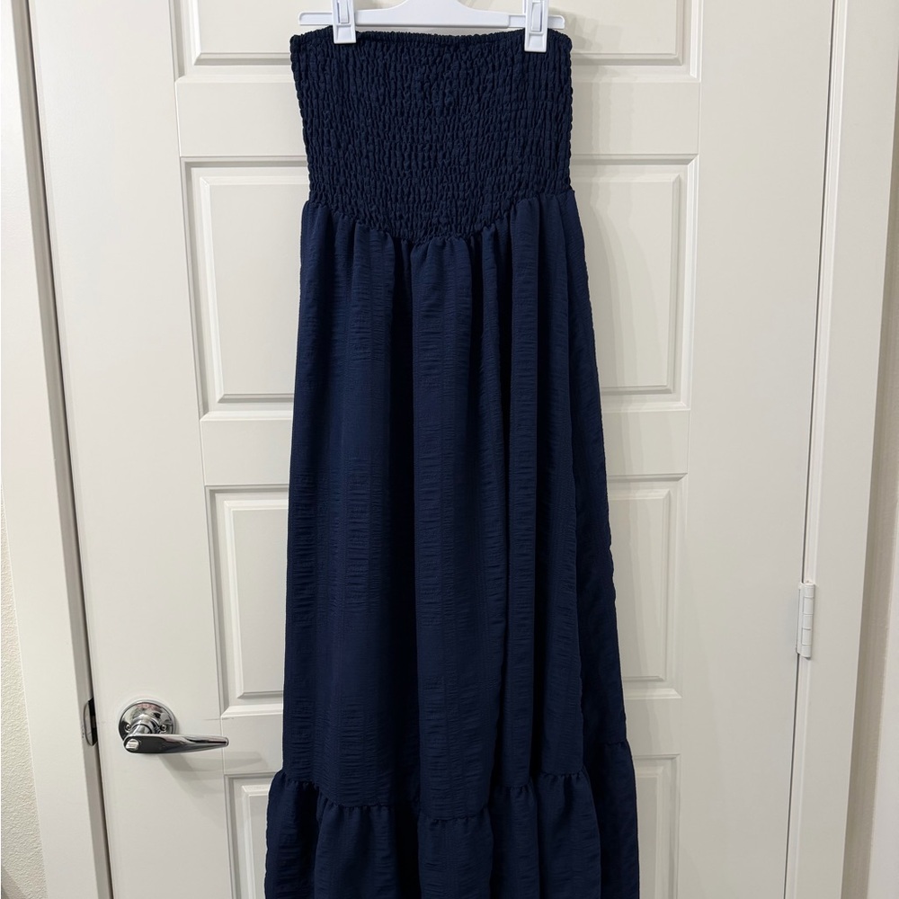 Navy Blue Maxi Dress